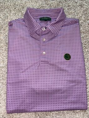 ANGC Purple Geometric Golf Polo (small)